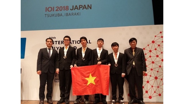 Les élèves vietnamiens participent aux 30ème Olympiades internationales d’informatique tenues au Japon. Photo: http://vietnamnet.vn/