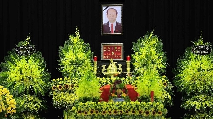 Funérailles nationales du Président Trân Dai Quang. Photo : VNA.