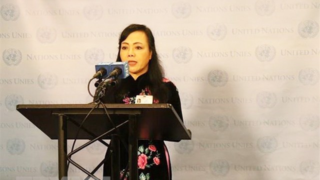 La ministre vietnamienne de la Santé, Nguyên Thi Kim Tiên. Photo : VNA
