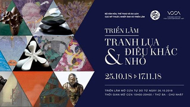 L'exposition de peintures sur soie et d’œuvresde sculpture aura lieu du 25 octobre et au 17 novembre. Photo : http://toquoc.vn/