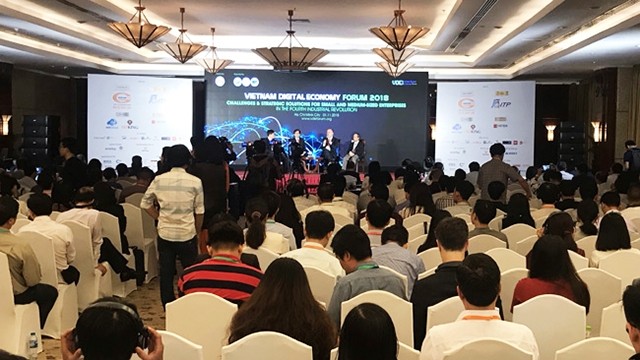 Forum sur l’économie numérique du Vietnam 2018 à Hô Chi Minh-Ville. Photo : hanoimoi.com.vn/