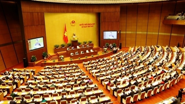 Lors de la 6e session de l’AN du Vietnam (XIVe législature). Photo : NDEL.