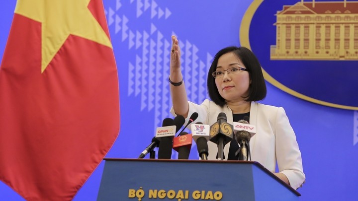 la porte-parole adjointe du ministère vietnamien des Affaires étrangères, Nguyên Phuong Trà. 