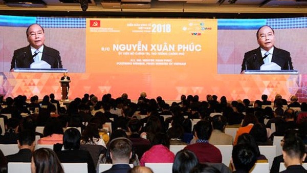 Le Forum économique du Vietnam 2018. Photo : http://kinhtedothi.vn