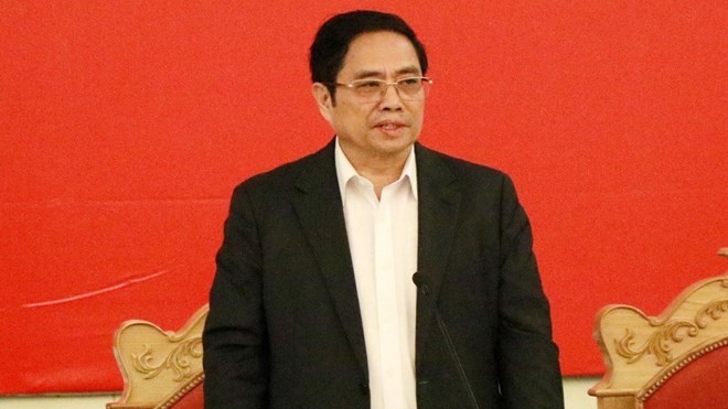 Pham Minh Chinh, chef du Sous-Comité de statuts du Parti. Photo : VNA