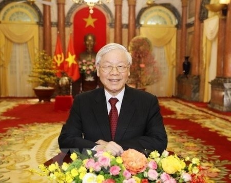 Le SG du PCV et Président de la République Nguyên Phu Trong. Photo : VNA.