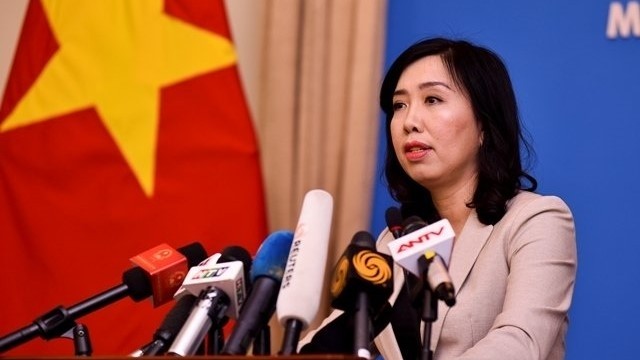 La porte-parole du Ministère vietnamien des Affaires étrangères, Lê Thi Thu Hang. 
