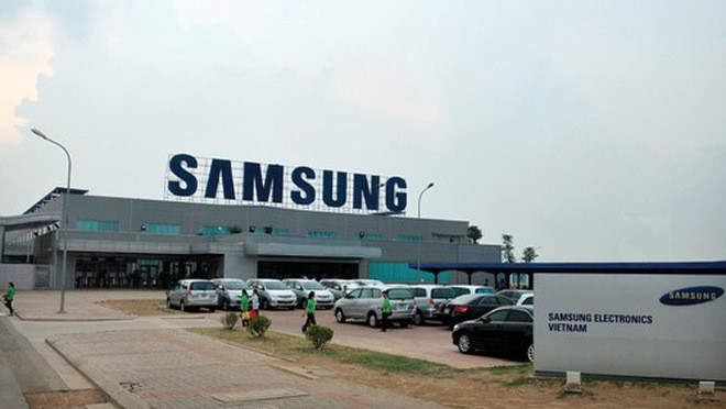 L'usine de Samsung Vietnam dans la province de Bac Ninh. Photo : VNE/CVN.