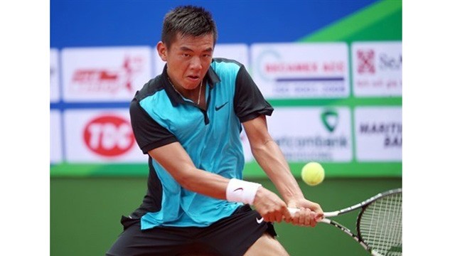 Le tennisman Ly Hoàng Nam. Photo : VNA.