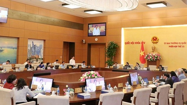 Panorama de la 33e réunion du Comité permanent de l'AN. Photo : VNA