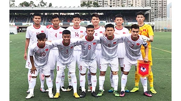 L’équipe d’U19 du Vietnam. Photo : vnexpress.net