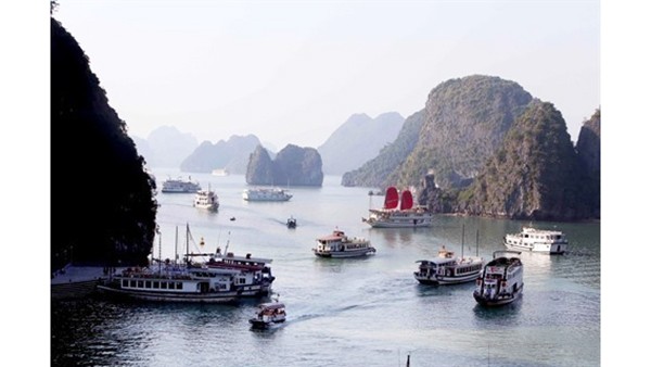 La baie de Ha Long, province de Quang Ninh (Nord), est un des plus beaux patrimoines mondiaux. Photo : VNA/CVN