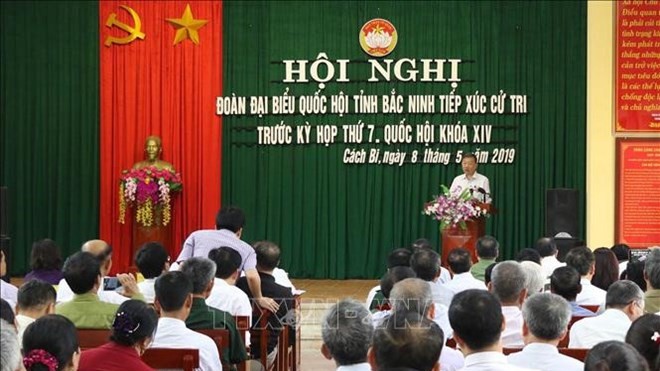 Le général Tô Lâm, ministre de la Sécurité publique, dans la province septentrionale de Bac Ninh. Photo : VNA.