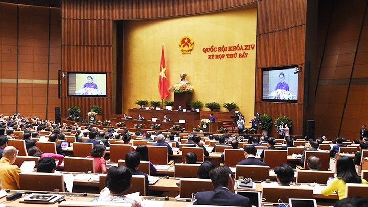 La 7e session de l’Assemblée nationale de la XIVe législature a été inaugurée le 20 mai à Hanoï. Photo : NDEL.
