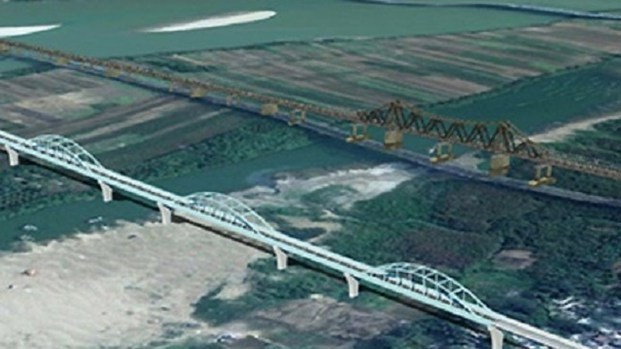 L’illustration du nouveau pont. Photo: NDEL.