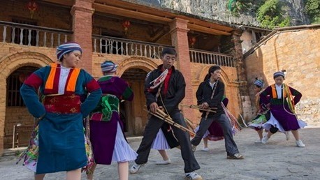 Une danse traditionnelle des H’Mong. Photo: Nguyêt Hà/VGP.