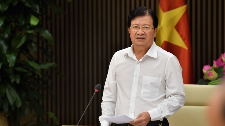 Le Vice-PM vietnamien Trinh Dinh Dung. Photo : VGP.
