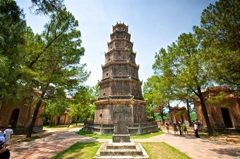 La pagode Thiên Mu à Huê. Photo : Linh Lee/CVN. 