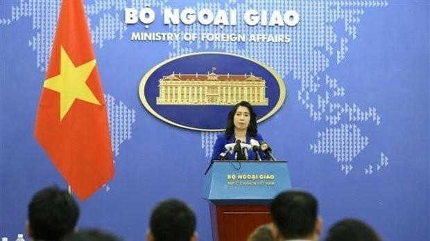 La porte-parole du Ministère vietnamien des Affaires étrangères, Lê Thi Thu Hang. Photo : VNA.
