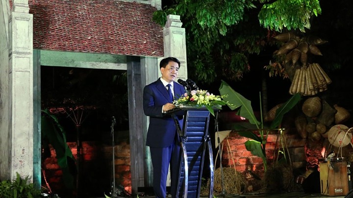 Le président du Comité populaire de Hanoï, Nguyên Duc Chung. Photo : HNM.