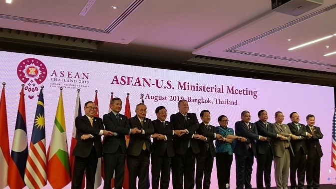 Les délégués à la réunion des ministres des Affaires étrangères ASEAN - États-Unis. Photo : BQT.