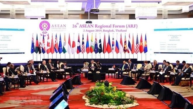 Vue générale du 26e Forum régional de l'ASEAN, le 2 août à Bangkok. Photo : VNA.