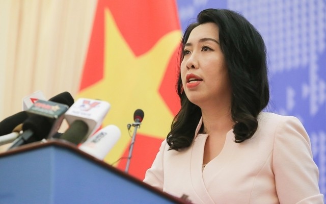 La porte-parole du Ministère vietnamien des Affaires étrangères, Lê Thi Thu Hang. Photo : BQT.