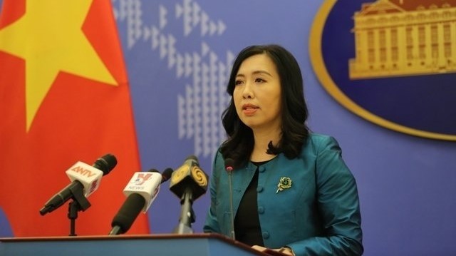 La porte-parole du ministère vietnamien des Affaires étrangères, Lê Thi Thu Hang.