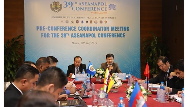 Une réunion sur les préparatifs pour la 39e conférence ASEANAPOL. Photo : cand.com.vn.