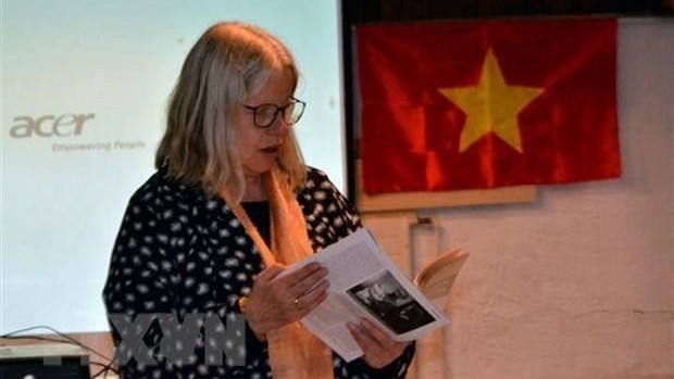 La présidente de l’Association d’amitié Suisse-Vietnam, Anjuska Weil. Photo : VNA.