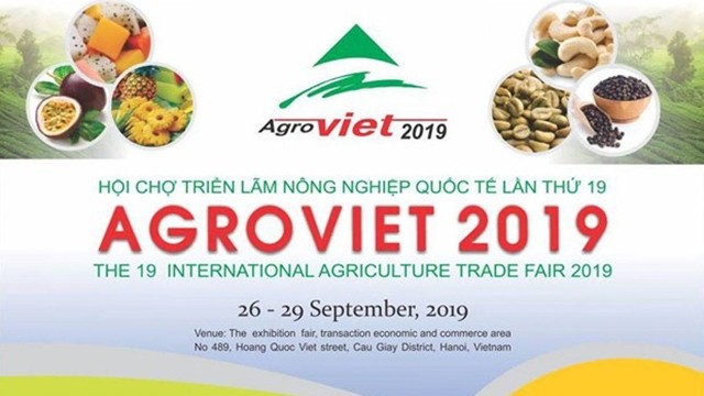 Affiche de la 19e Foire internationale de l’agriculture AgroViet 2019. Photo : agritrade.com.vn