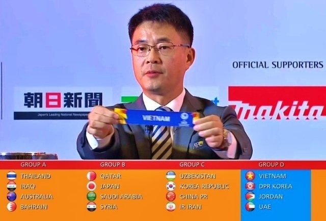 Tirage au sort des 16 équipes du Championnat U23 de l’Asie 2020 en Thaïlande. Photo : NDEL.