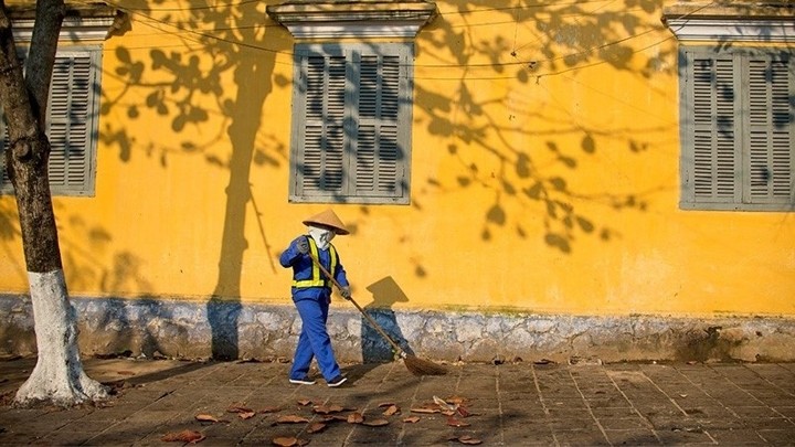 Une note basse de l’automne de Hanoi. Photo : Huynh Nam Dông.