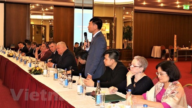 Des délégués à la « Conférence de promotion de l’investissement et de rencontre avec des entreprises de la province de Dak Lak en Russie 2019 ». Photo : VNA.