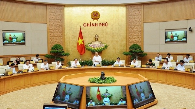 Panorama de la réunion périodique de septembre du Gouvernement, le 2 octobre à Hanoi. Photo : Trân Hai/NDEL.