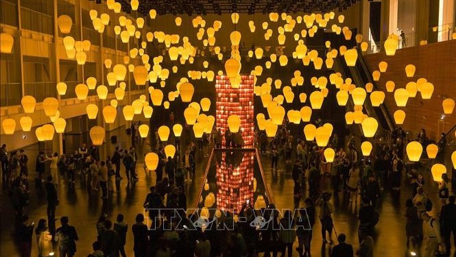 L'exposition spéciale ASEAN–République de Corée (R. de Corée) intitulée « Lumière de l’ASEAN - Une communauté et l’harmonie". Photo : VNA.