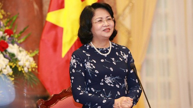 La Vice-Présidente vietnamienne Dang Thi Ngoc Thinh. Photo : VGP.