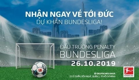 La Bundesliga organise sa première compétition de pénalty au Vietnam. Photo : CVN.