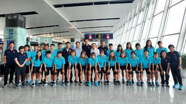 L’équipe vietnamienne des moins de 19 ans part pour la Thaïlande le 24 octobre. Photo : VFF.