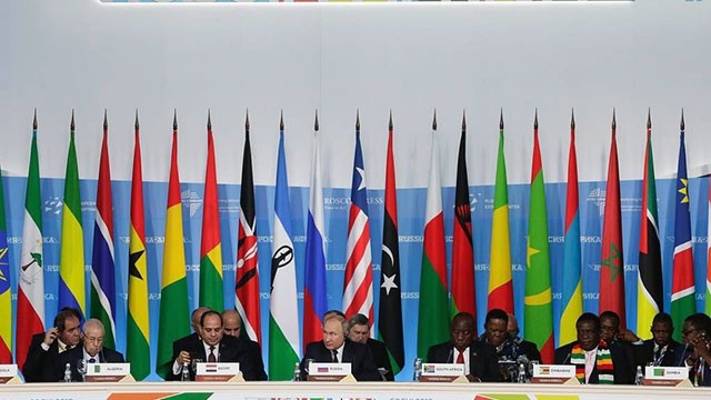 Sommet Russie-Afrique à Sotchi. Photo : TASS.