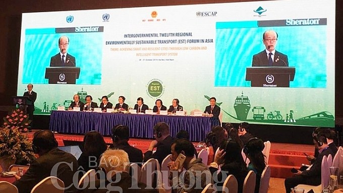 Hanoi accueille le 12e forum intergouvernemental sur le transport écologiquement durable de l’Asie. Photo : congthuong.vn