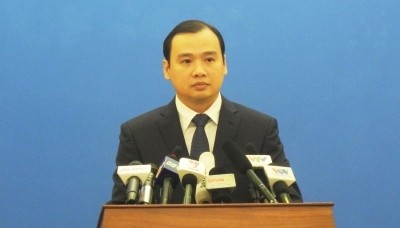 Le porte-parole du ministère des Affaires étrangères (AE) Lê Hai Binh. Photo: NDEL.