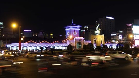 Le marché Bên Thành, symbole architectural centenaire de Hô Chi Minh-Ville. Photo : VNA