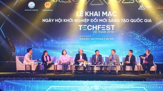 Le Techfest 2019 s’est ouvert le 4 décembre à Ha Long, province de Quang Ninh. Photo : VOV.