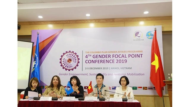  La 4e Conférence internationale des points focaux pour l’égalité des sexes du Plan de Colombo se tient du 3 au 5 décembre à Hanoi. Photo: https://baoquocte.vn