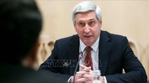 Ivan Ivanovich Melnhikov, Premier Vice-Président de la Douma d'État russe. Photo : VNA.