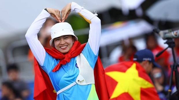 La sportive vietnamienne Lôc Thi Dào. Photo : zing.vn
