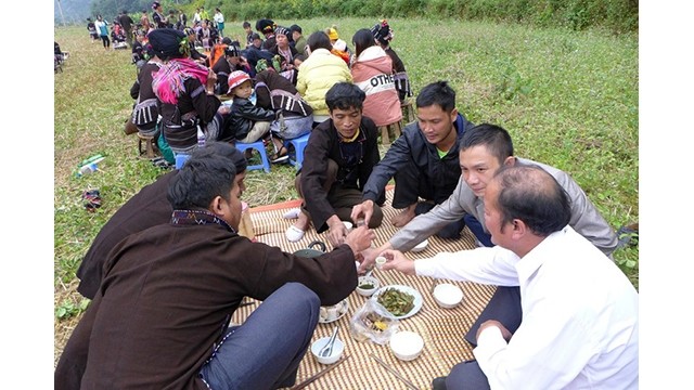  La Fête du riz nouveau est l’une des fêtes les plus importantes des Lu au village Hon. Photo: 