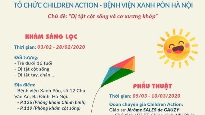 Children Action aide le Vietnam à traiter la déformation rachidienne chez les enfants