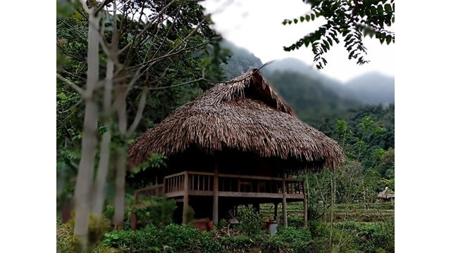 Le village de Ban Hiêu situé à la commune de Cô Lung, district de Ba Thuoc dans la province centrale de Thanh Hoa. Photo : Huyên Thu/NDEL.